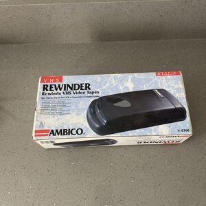 Vintage Ambico VHS Tape Movie Rewinder Model V-0760 untested